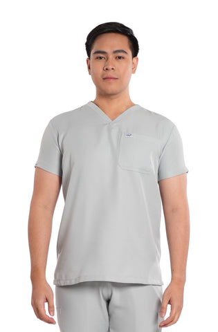 Twill V-Neck Men Scrub Top