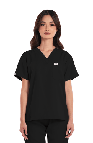 Twill V-Neck Women Scrub Top