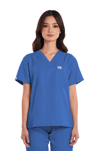 Twill V-Neck Women Scrub Top