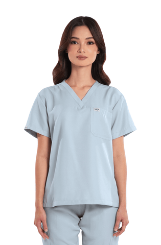 Twill V-Neck Women Scrub Top