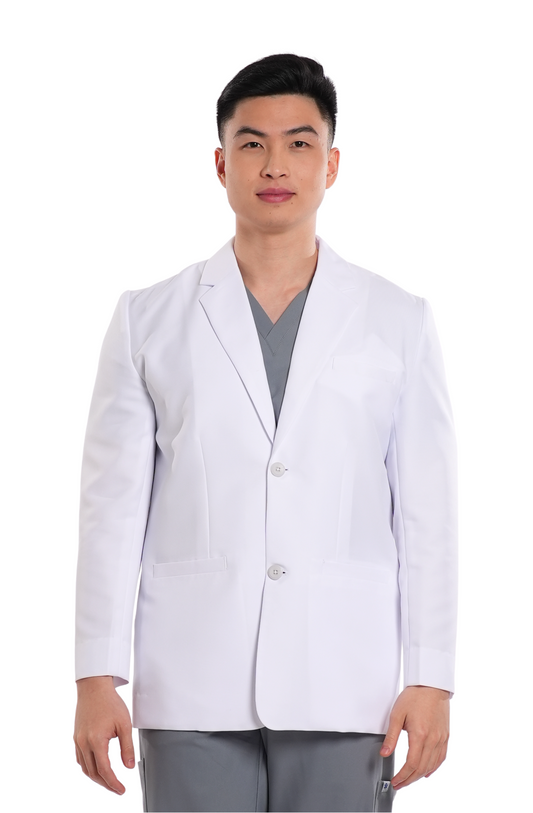 Wool Long Sleeve Blazer - Men