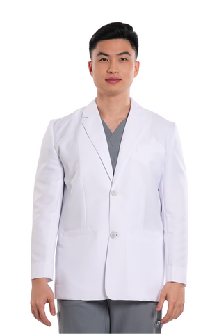 Wool Custom Fit Long Sleeve Men Scrub Blazer